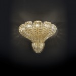 Light sculptures: Murano glass lamp Naga