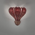 Light sculptures: Murano glass lamp Naga