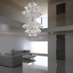 Light sculptures: Murano glass lamp Naga