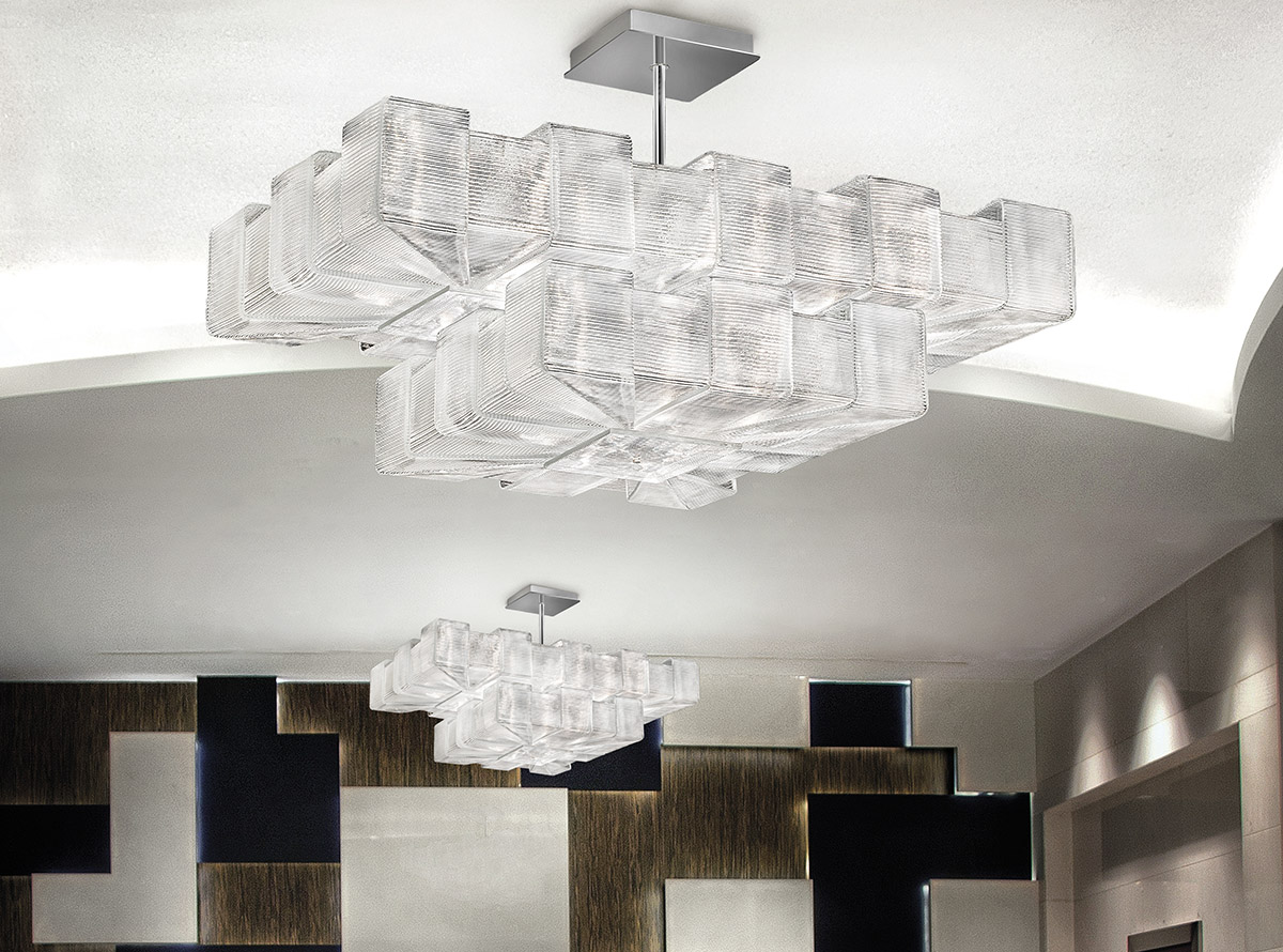 Italian glass chandelier-1325-S