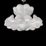 Light sculptures: Murano glass lamp Naga