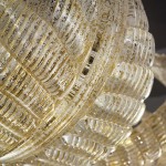 Light sculptures: Murano glass lamp Naga