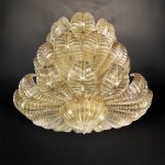 Light sculptures: Murano glass lamp Naga