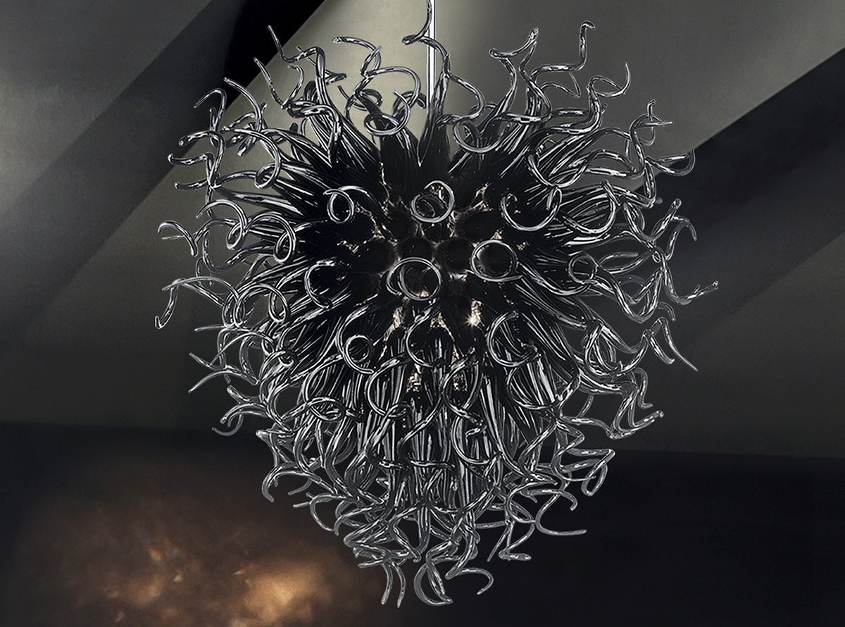 custom-blown-glass-chandeliers-E.H.F.5-black-ghirigori