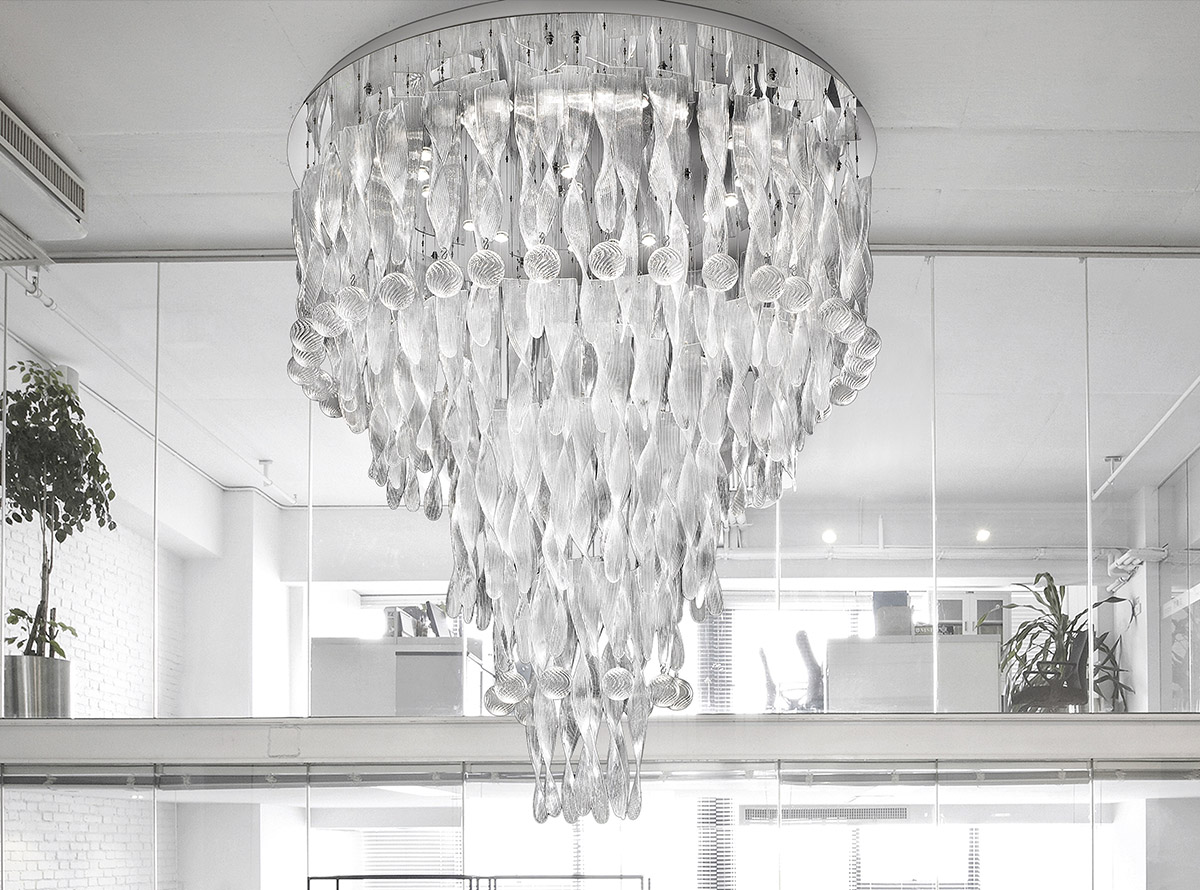 venetian-glass-chandelier-C-3500S -eliche