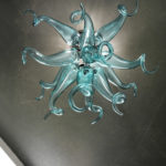 Blown glass chandelier lighting - Ghirigori