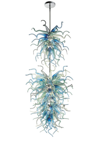 Custom blown glass chandeliers - Ghirigori C-E.H.F. 22