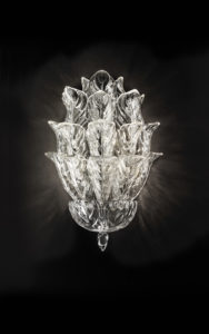 Fresco wall light Murano glass