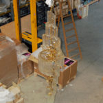 Murano glass chandelier Ambient