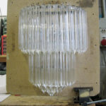 Murano glass wall lamp