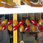 Murano glass: blown glass chandelier