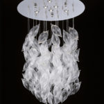Italian glass chandelier - chicchi collection