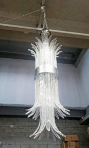 Lampadari in vetro di Murano: vere e proprie sculture di luce
