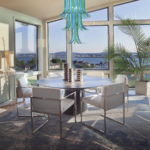 Murano italian glass - Dining Room with View in New Luxury Home